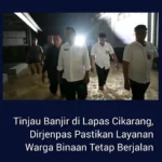 Dirjenpas tinjau banjir Lapas Cikarang, warga binaan tetap terlayani