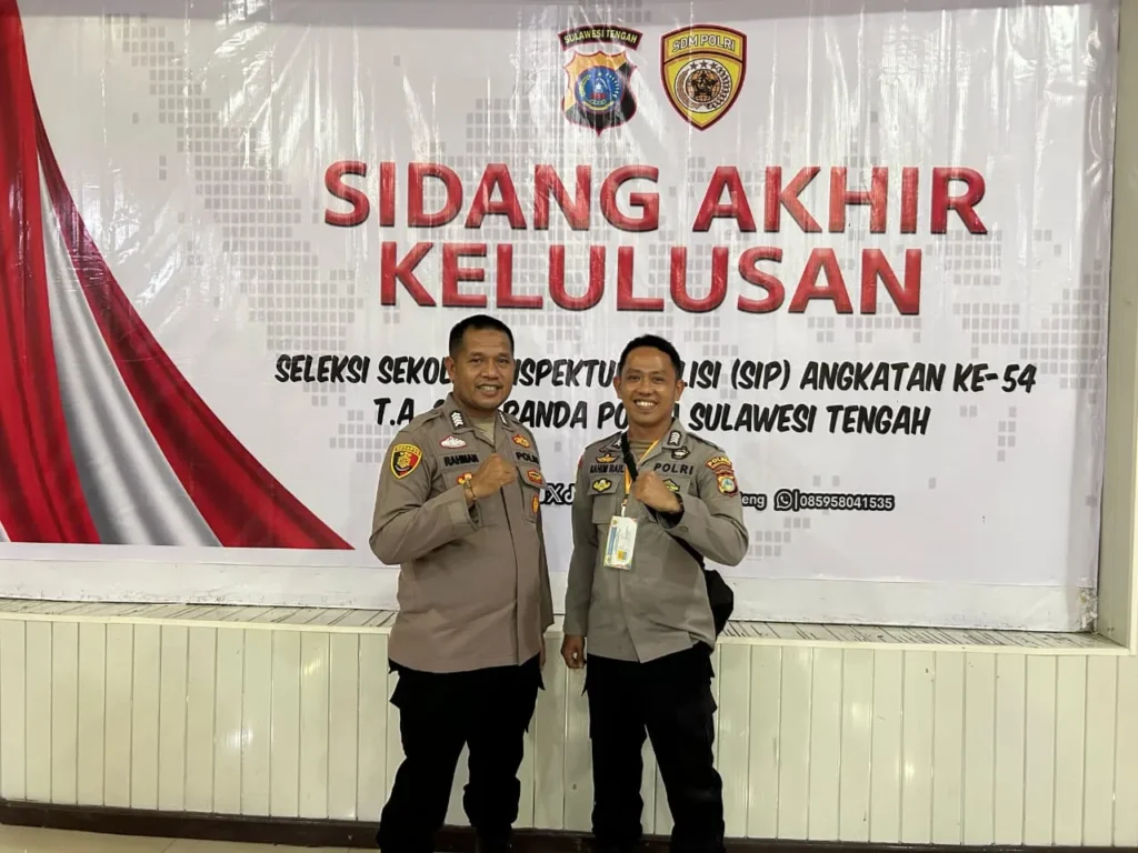 Dua Anggota Polres Bangkep berhasil lolos SIP